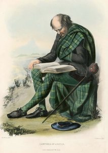Campbell of Argyll, elokuvasta The Clans of the Scottish Highlands, pub.1845